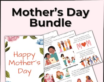 Mother's Day Poster and Activity Bundle - Teacher Early Childhood Preschool