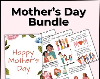Mother's Day Poster and Activity Bundle - Teacher Early Childhood Preschool