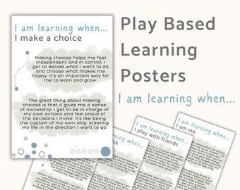 Play-Based Learning Posters: Parent-Friendly Posters Explaining the Learning in the Child's Voice