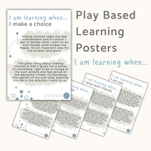 Play-Based Learning Posters: Parent-Friendly Posters Explaining the Learning in the Child's Voice