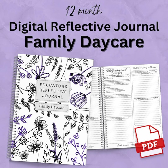 Family Daycare Reflective Journal: EYLF & NQS Aligned (PDF)