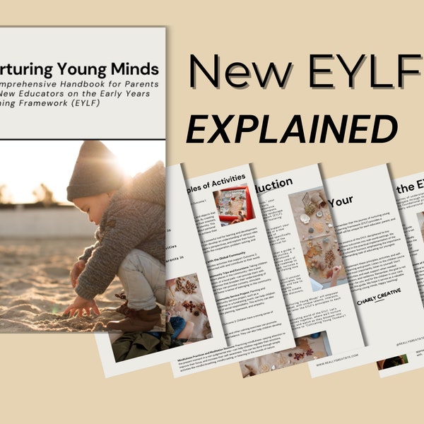 EYLF -Simplified Handbook for Parents, New Educators, and Educational Leaders on the Early Years Learning Framework EYLF