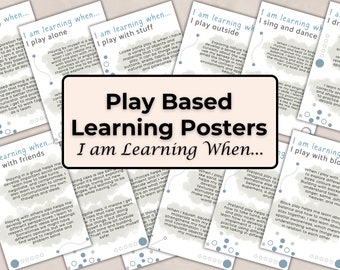 Play-Based Learning Posters: Parent-Friendly Posters Explaining the Learning in the Child&#39;s Voice