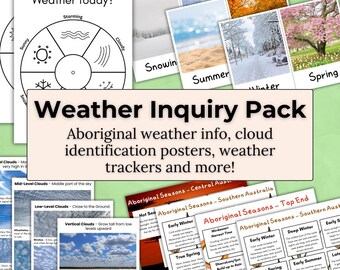 Weather Inquiry Pack – Weather & Seasons Learning Resource Early Childhood
