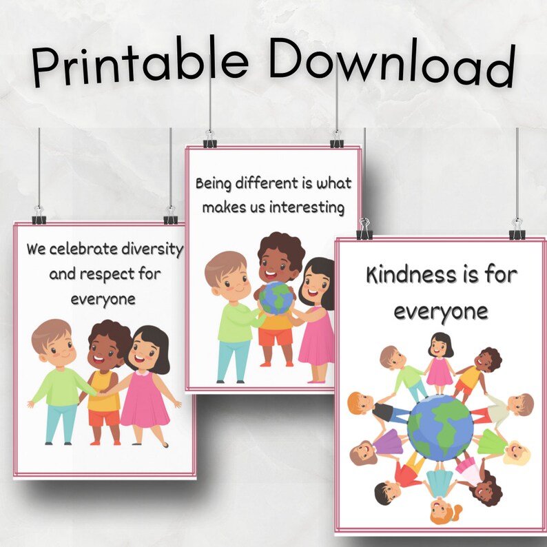 Celebrate Cultural Diversity: Printable Posters and Flash - Etsy