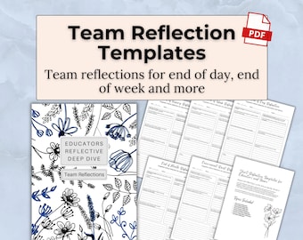 Team Reflection Mini Pack – Reflection Templates for Early Childhood Educators