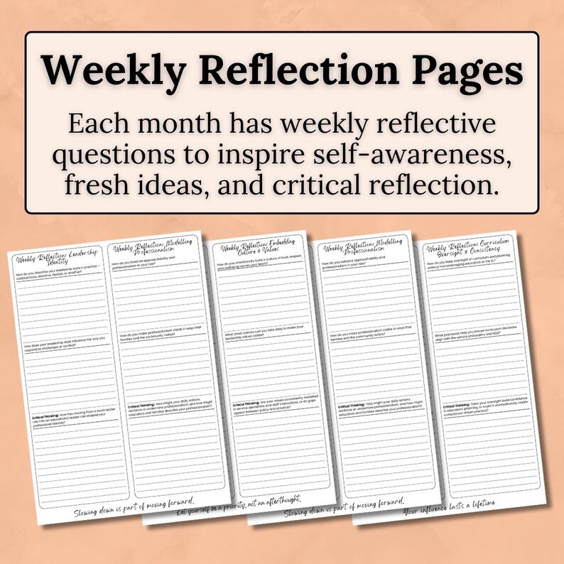 Centre Director Reflective Journal: EYLF V2 Leadership (12 Month) image 5
