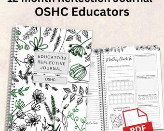 OSHC Educators - Weekly Reflective 12 Month Journal Tailored to the Updated MTOP V2