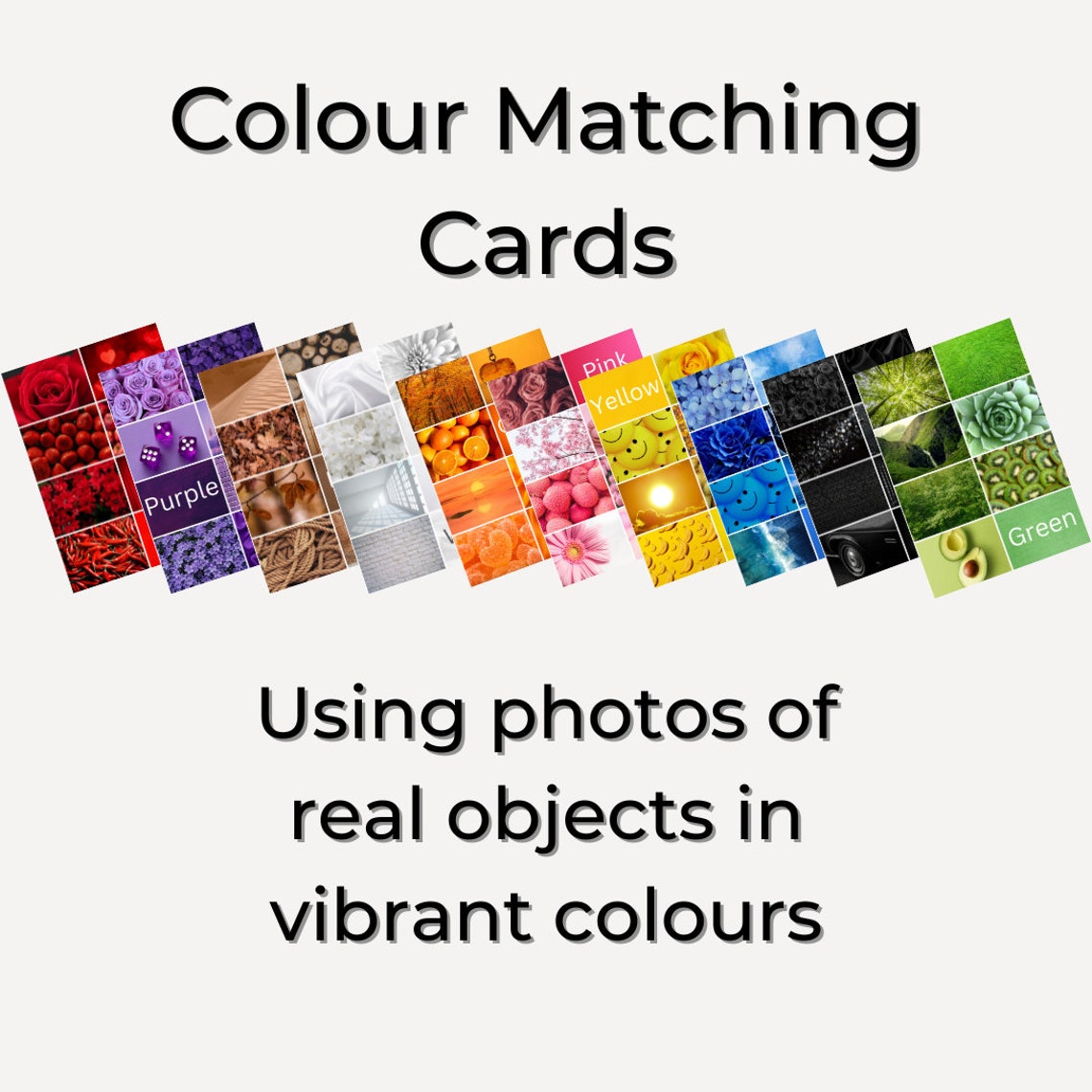Colour Matching Cards Digital Printable. Ignite Colorful Learning With ...