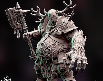 伝染の王 - デスガード - プロペイントされたウォーハンマー 40K
