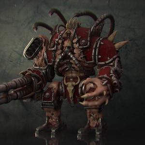 Flesh Befouler Machine  / Daemon Walker Vehicle / Wargaming Proxy / Multi part - Licensed Printing