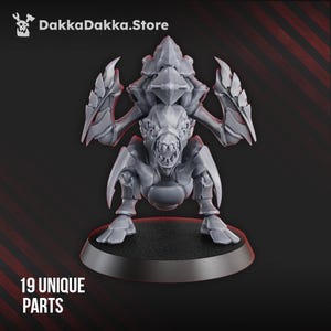 Fangthrowers of The Great Harvest / Sci Fi Bugs / 3 Models / Wargaming and Skirmish Proxies  - Licensed Printing