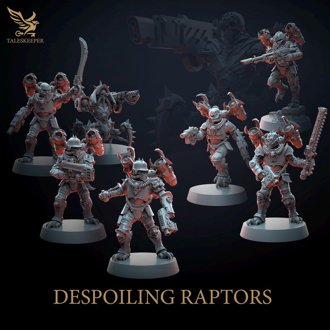 Bloodfen Raptor Blood Legion Raptors / 8 Models / Proxies / Multi Part - Licensed ...