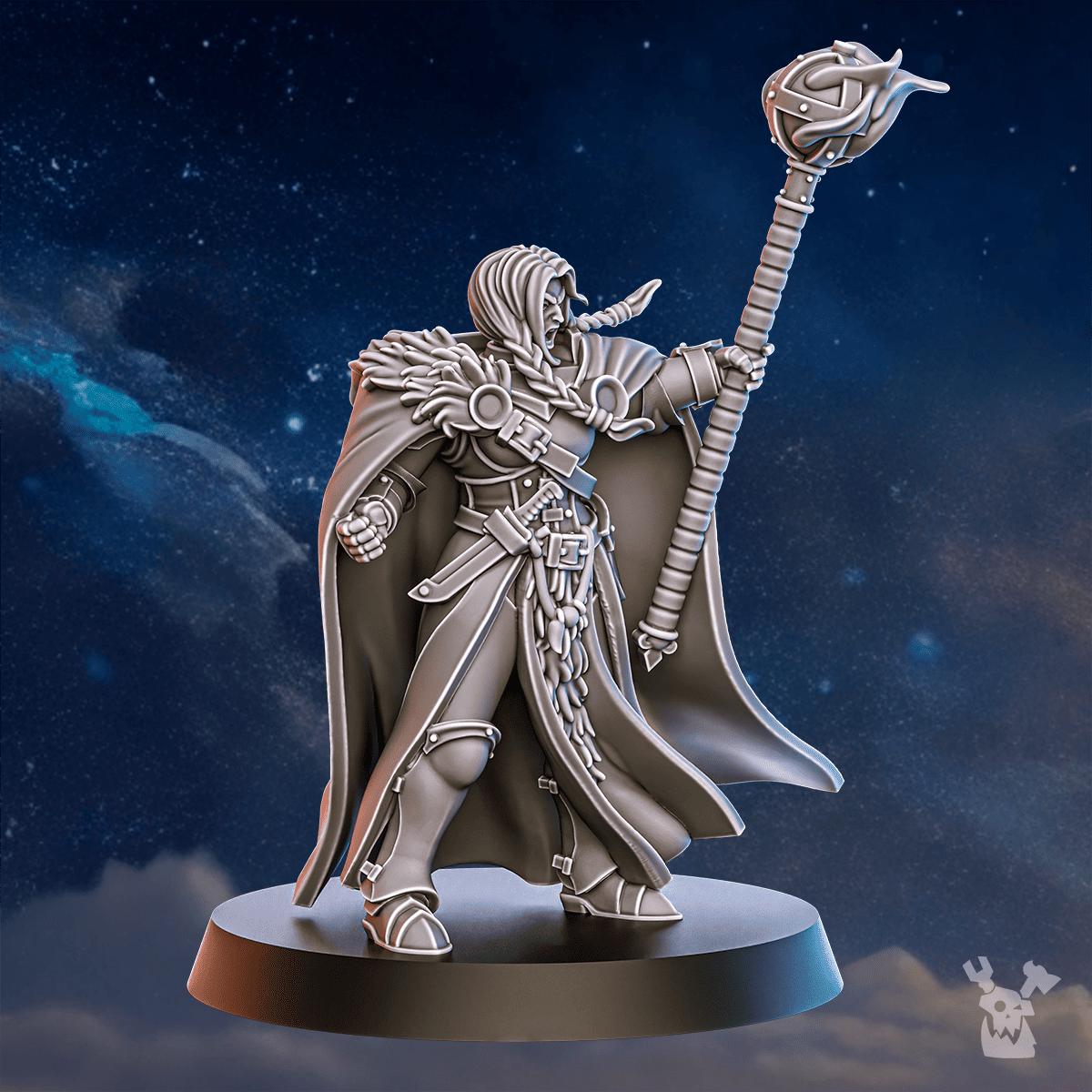 Signalist Blackhide Tribe Signalist / Sci Fi Viking Torchbearer / Wargaming ...