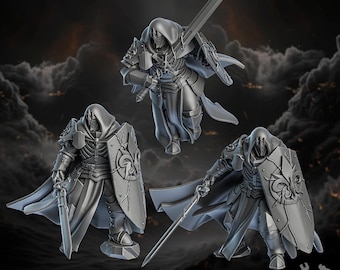 Thorn Knights / Crusader Sci Fi Soldiers / One Page Rules / Wargaming Proxies / Skirmish Gaming Proxy - Licensed Printing