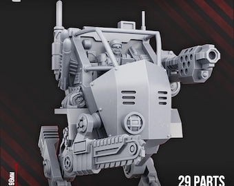 Regius Guard Stomper Mech / Scfi Fi Walker / Build Kit / Wargaming Proxies  - Licensed Printing