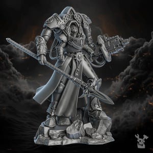 Irell Mall / Exosuit Sci Fi Female Soldier / Wargaming Proxies / Skirmish Gaming Proxy - Licencjonowany druk