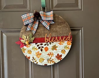 Herbst Türschild