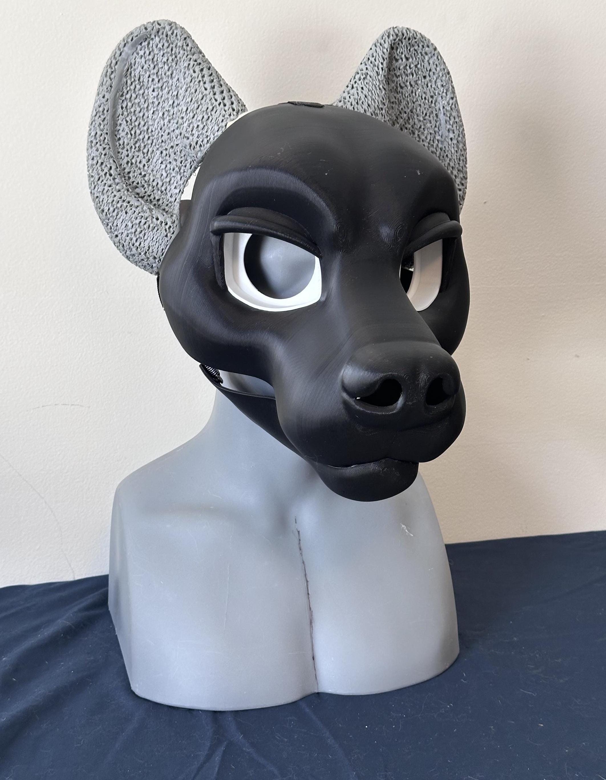 3D Printed Toony Hyena Head Base *FREE SHIPPING*