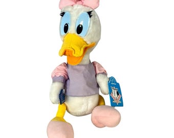 Vintage Daisy Duck Plush 12” Applause Disney Mickey & Pals 90s Stuffed Toy Tags