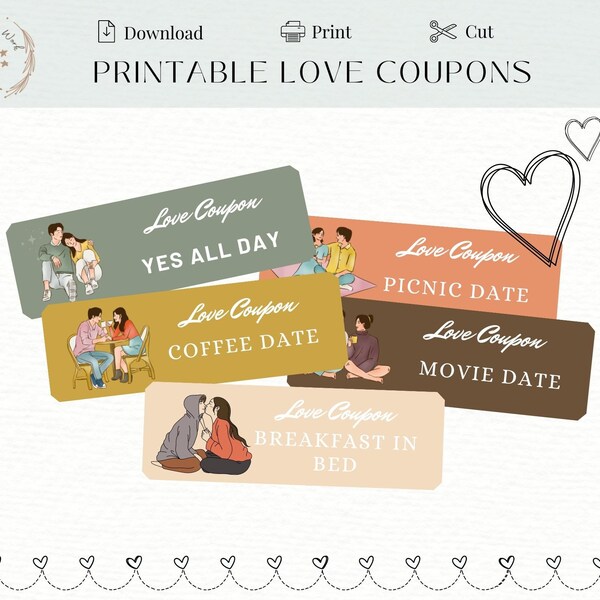 Love Voucher for Him - Etsy