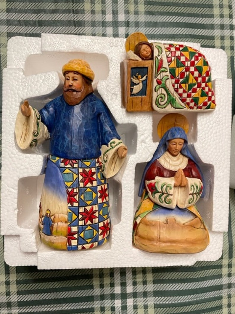 9pc. Jim Shore Nativity Set heartwood Creek Etsy