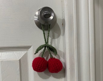 Crochet Cherries Decoration