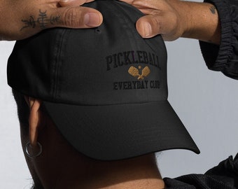 Gorra de Pickleball bordada: gorra deportiva unisex