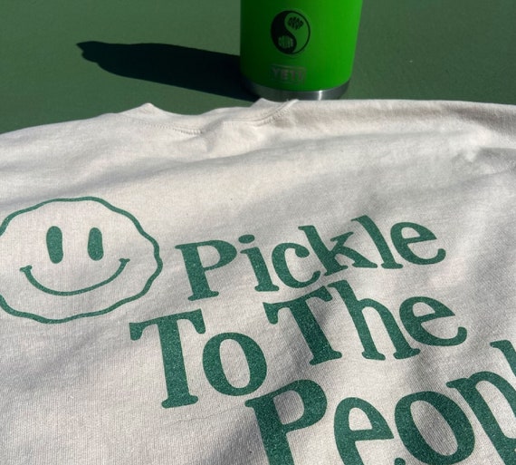 Pickleball Crewneck Sweatshirt Unisex Sweater Designs Pickleball Gifts Soft Gildan Multicolor Pullover Sports Theme Apparel Long Sleeve Tops