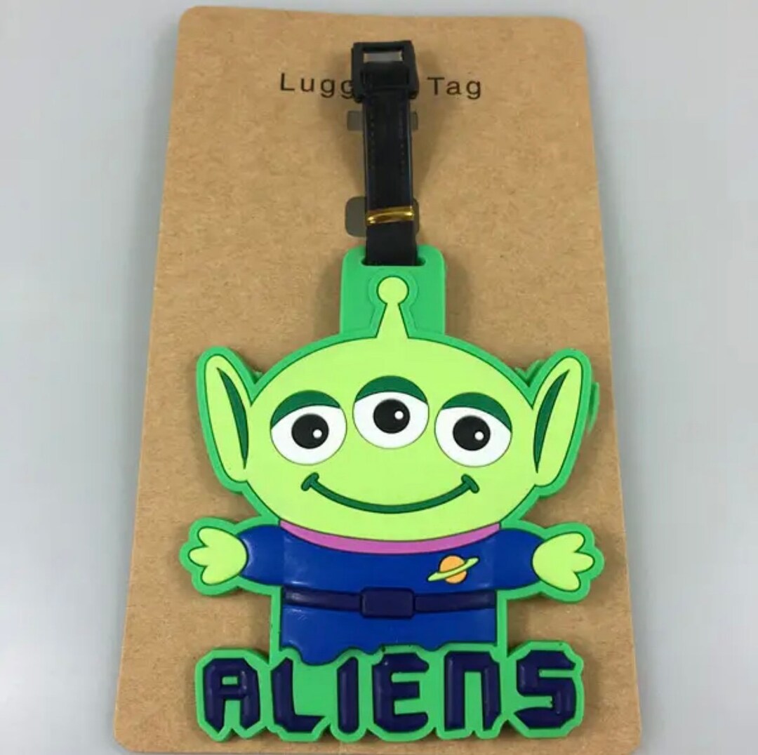 Toy Story Luggage Tag Disney Travel Accessories Suitcase Etsy