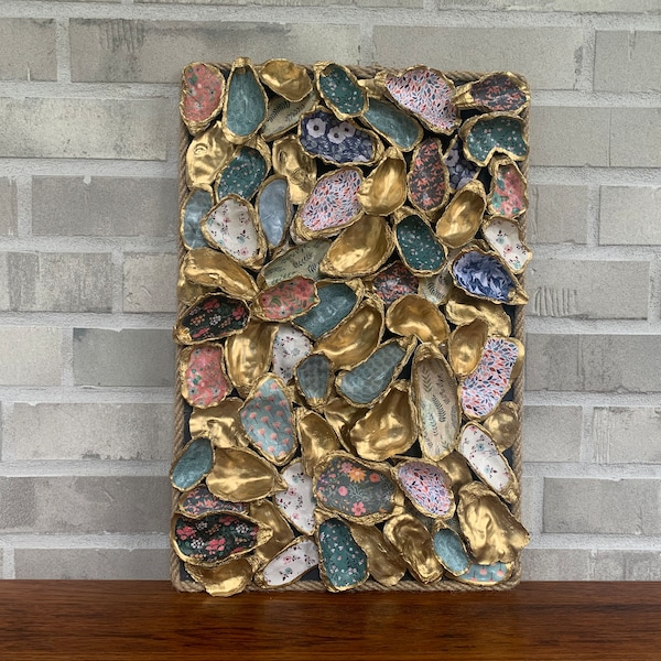 Oyster Shell Art Etsy