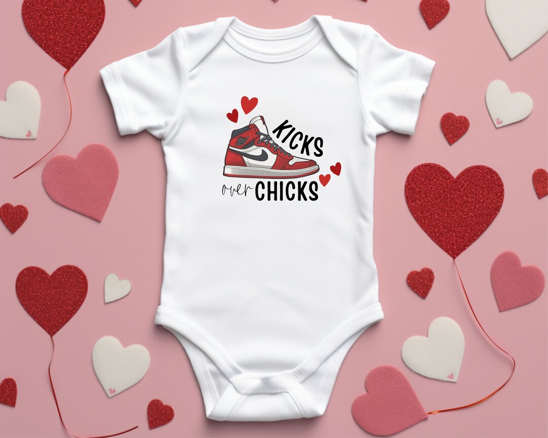 Toddler Boy Valentines Day Shirt, Kicks Over Chicks Shirt, Boys