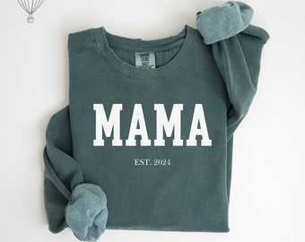Vintage Mama Sweatshirt, Retro Mom Sweater, Mama Sweatshirt, Mothers Day Gift, Cool Mom, First Mothers Day Gift, Mom Life Shirt