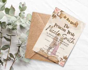 The Princess Bride Bridal Shower Invitation, The Princess Bride theme, Bridal shower invitation