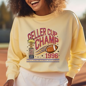 Friends Thanksgiving Sweatshirt, Friends Sweatshirt, Geller Bowl Shirt, 90s Nostalgia, The One with the Football
