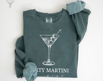 Dirty Martini Social Club Crewneck Sudadera / Camisa Social Club, Soltero, Despedida de Soltera, Traje de fiesta de cumpleaños / Regalo para ella