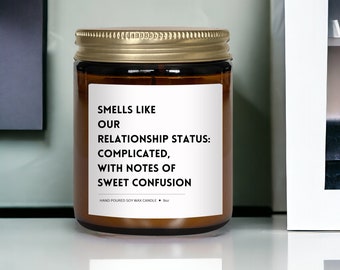 Long Distance Relationship Gift For Boyfriend Candle, Funny Valentines Gift For Boyfriend