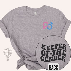 Keeper Gender Reveal T-Shirt | Pregnancy Announcement Gift Idea | Gender Reveal Secret | Gender Shirt for Reveal