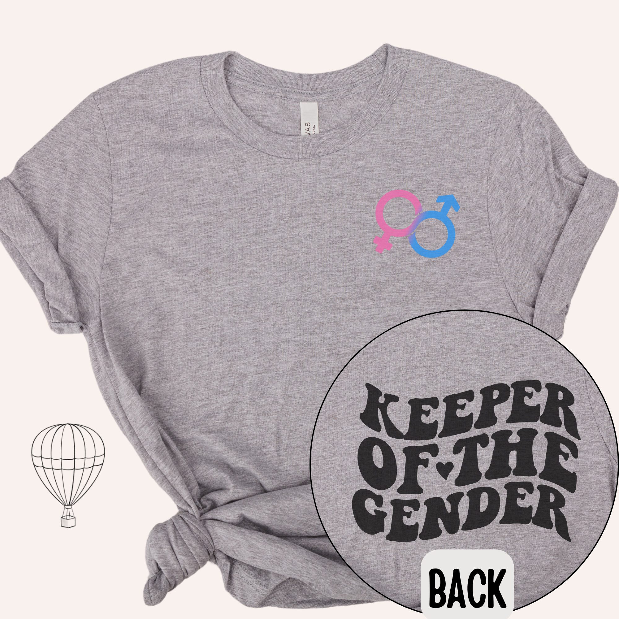 Keeper Gender Reveal T-shirt | Pregnancy Announcement Gift Idea ...