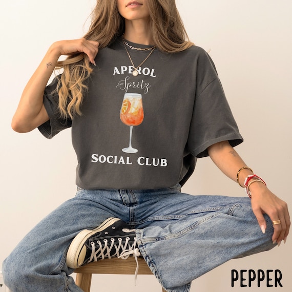 Spritz Lover Sweatshirt | Spritz Shirt, Spritz Cocktail Shirt, Social Club Sweatshirt Gift for Her
