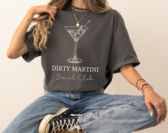 Dirty Martini Social Club Crewneck Sweatshirt | Social Club Shirt, Bachelor, Bachelorette, Birthday Party Outfit | Gift for Her