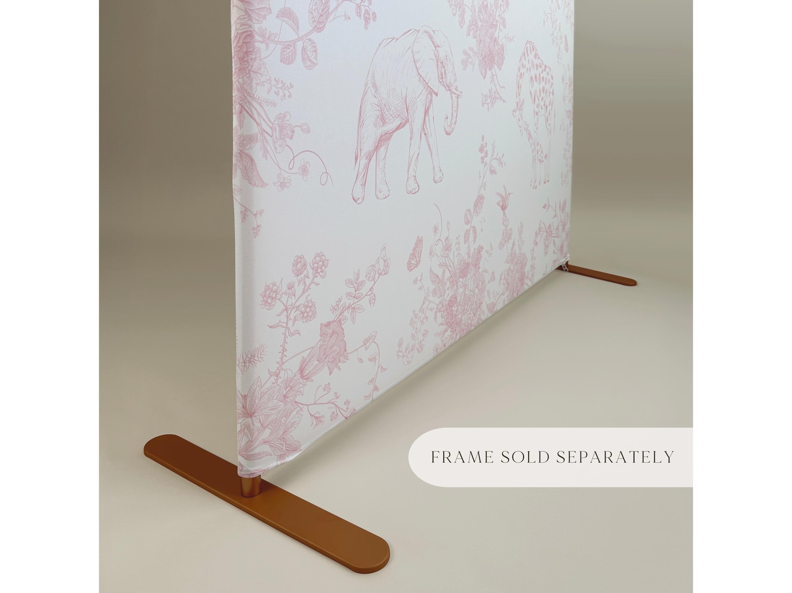 Toile Photo Backdrop Pink Toile Birthday Backdrop Baby Shower Backdrop Photo Backdrop Floral ...