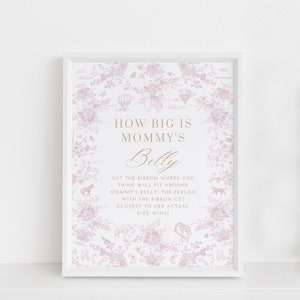 Pink Floral Decor Safari Baby Shower Game