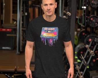 Hit Eject! Melting Cassette Shirt - Adult, Unisex tshirt - Oakland Rock Band