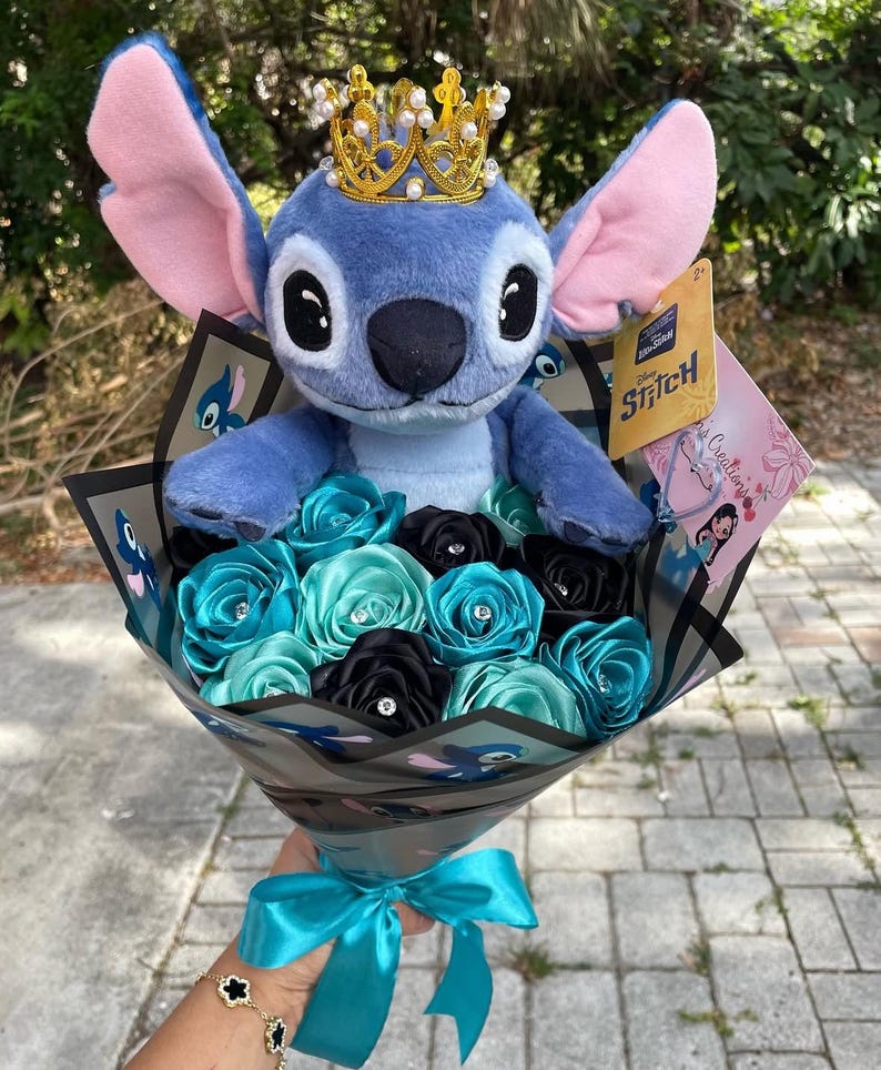 Stitch Eternal Roses Stitch Bouquet, Roses, Rosas Eternas, Ribbon Roses, Flowers - Etsy