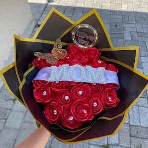 Mom bouquet, Roses, Eternal roses, ramo buchón