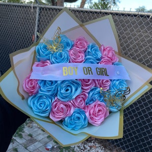 Eternal Roses, Bouquet,gender Reveal, Ramo Buchón - Etsy