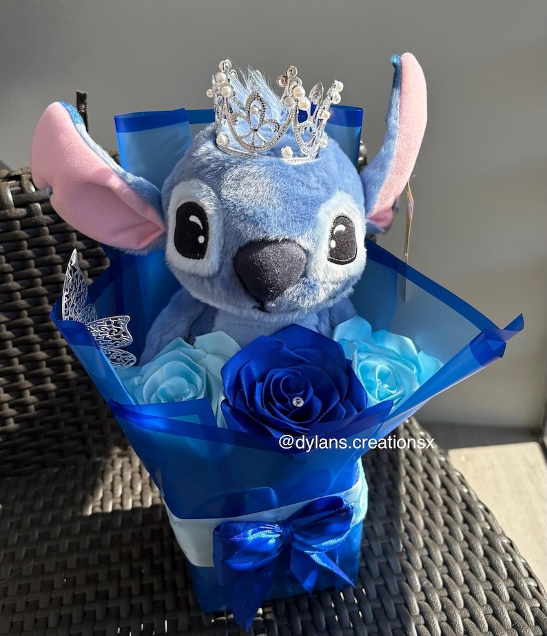 Stitch Eternal Roses Stitch Bouquet, Ramo Rosas Eternas, Eternal Roses, Ribbon Flowers - Etsy