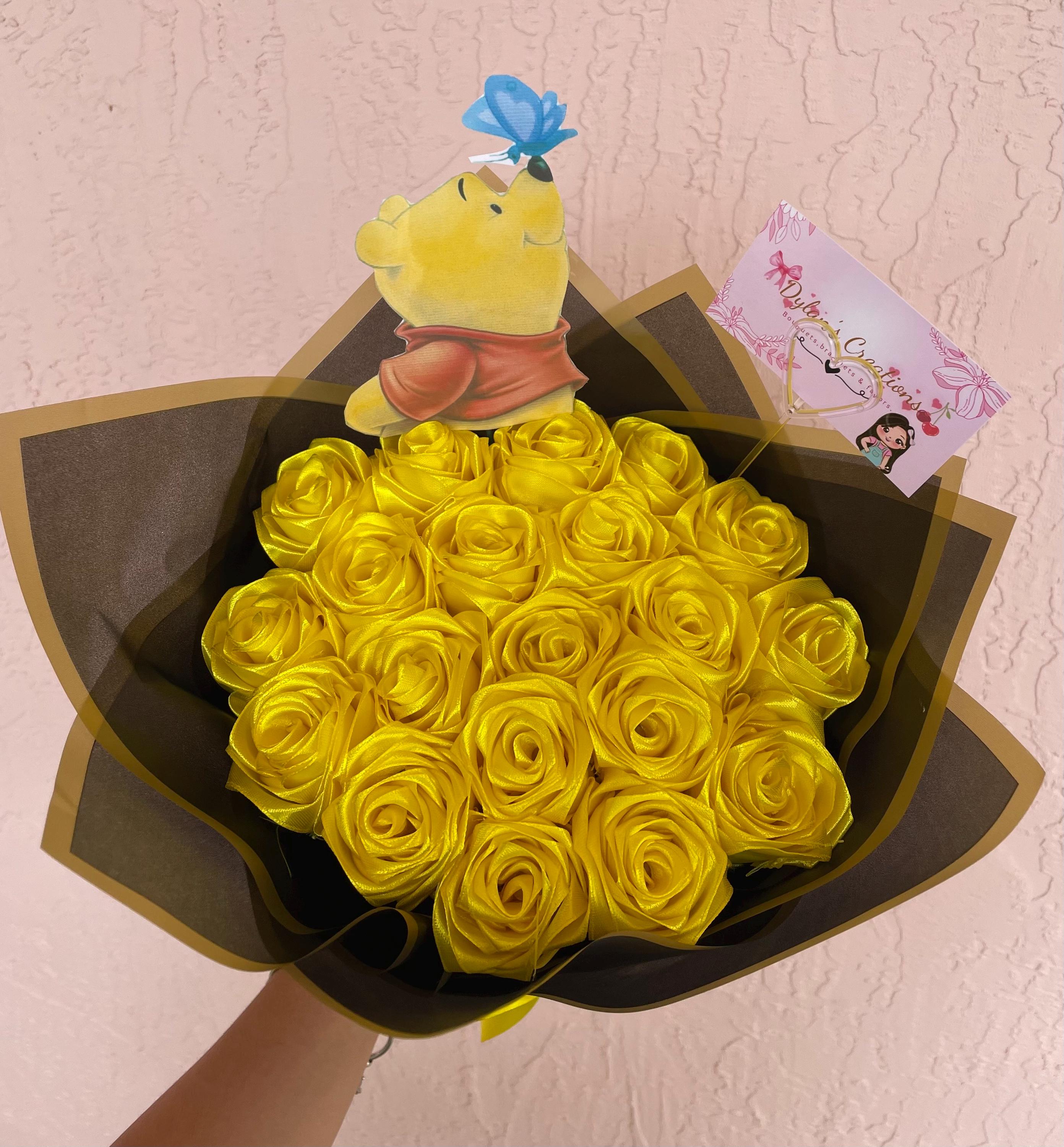 花束・切花 pooh Winnie the Pooh Rose Bouquets - Etsy