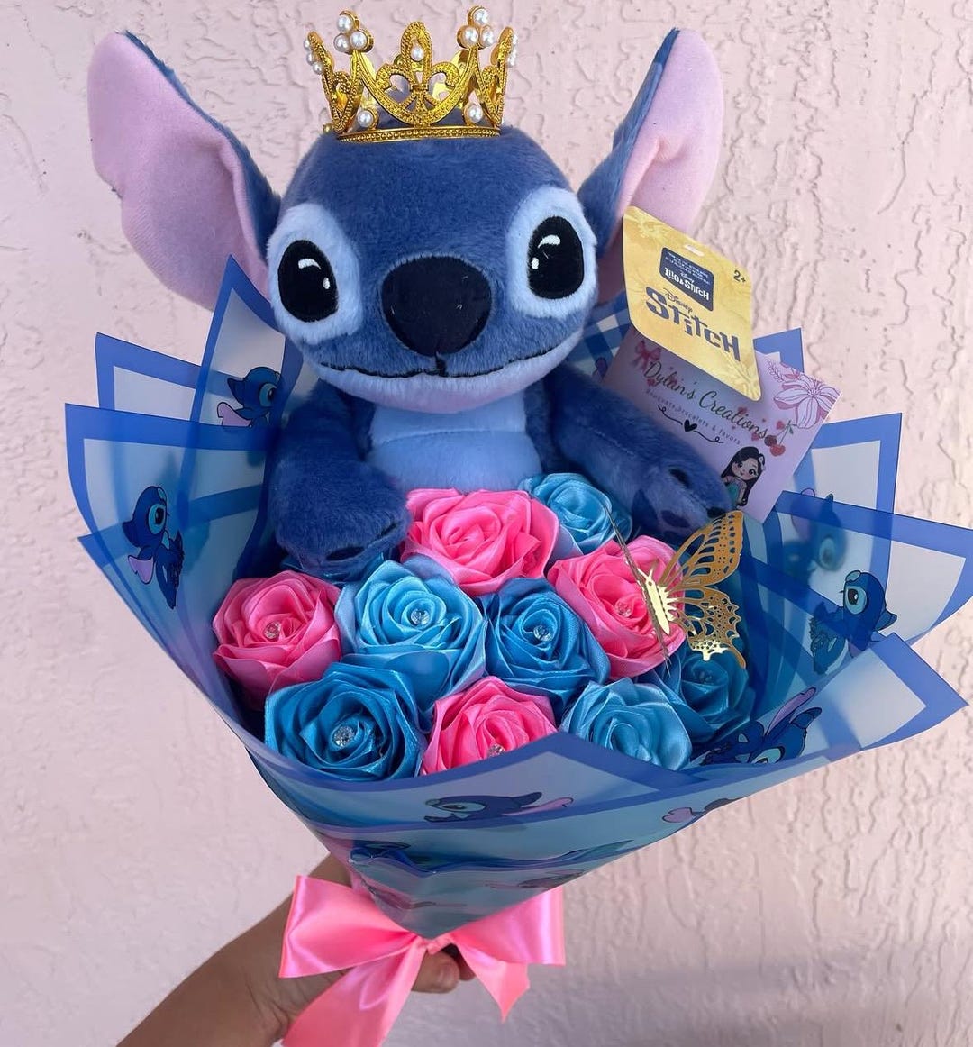 Stitch Bouquet, Rosas Eternas, Ramo Stitch, Ribbon Roses, Flowers - Etsy